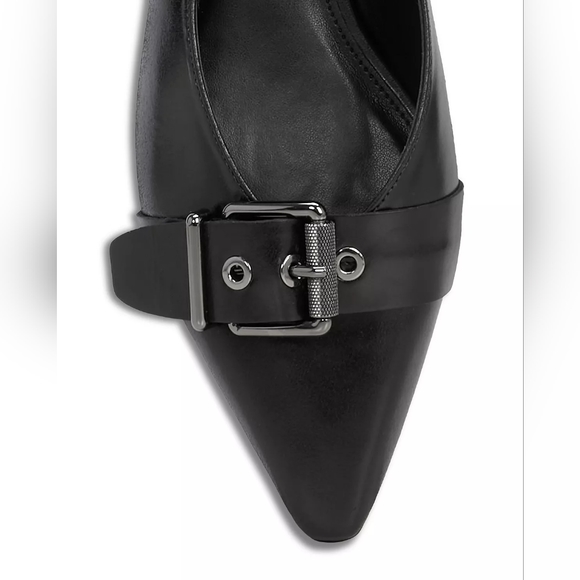 VINCE CAMUTO Women's Megdele Pointed Toe Flats. Size 11. Color Black. - Picture 7 of 8